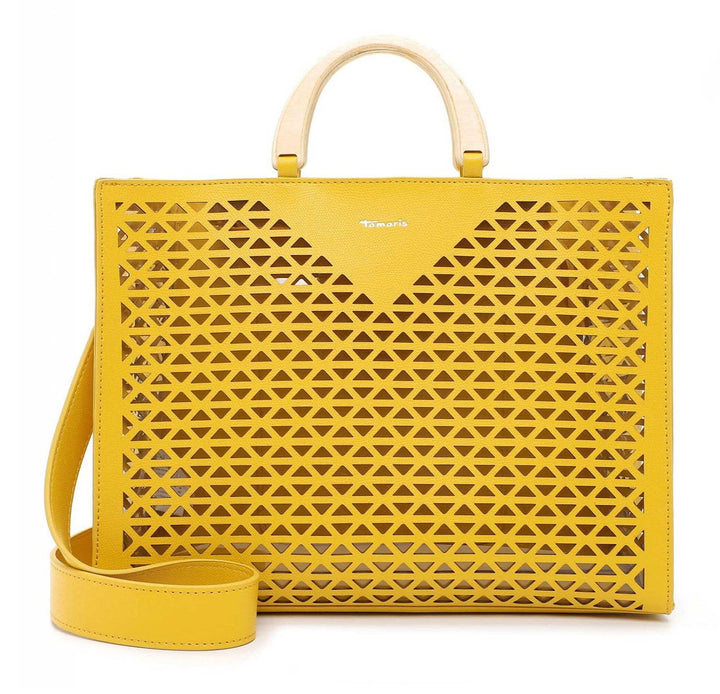 Tamaris Shopper Lavinia 32091 Damen Handtaschen Mustermix Einheitsgrösse Gelb, Einheitsgröß