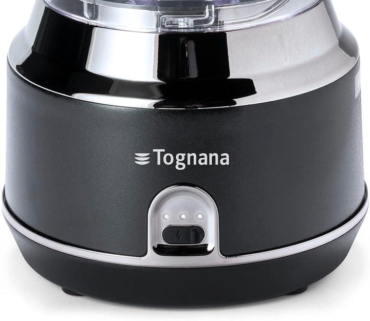 Tognana Avantspace kabellose Küchenmaschine, wiederaufladbar, Stahl, Schwarz