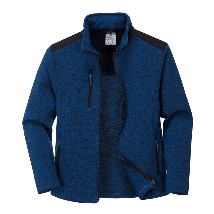 Portwest KX3 Venture Fleecejacke, Grösse: S, Farbe: Persian Blau, T830PBRS S Persisches Blau, S Pers
