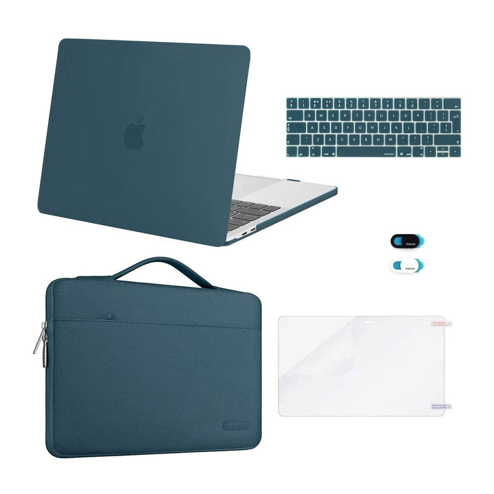 MOSISO Hülle Kompatibel mit MacBook Pro 13 Zoll M2 M1 2025-2016 A2338 A2289 A2251 A2159 A1989 A1706
