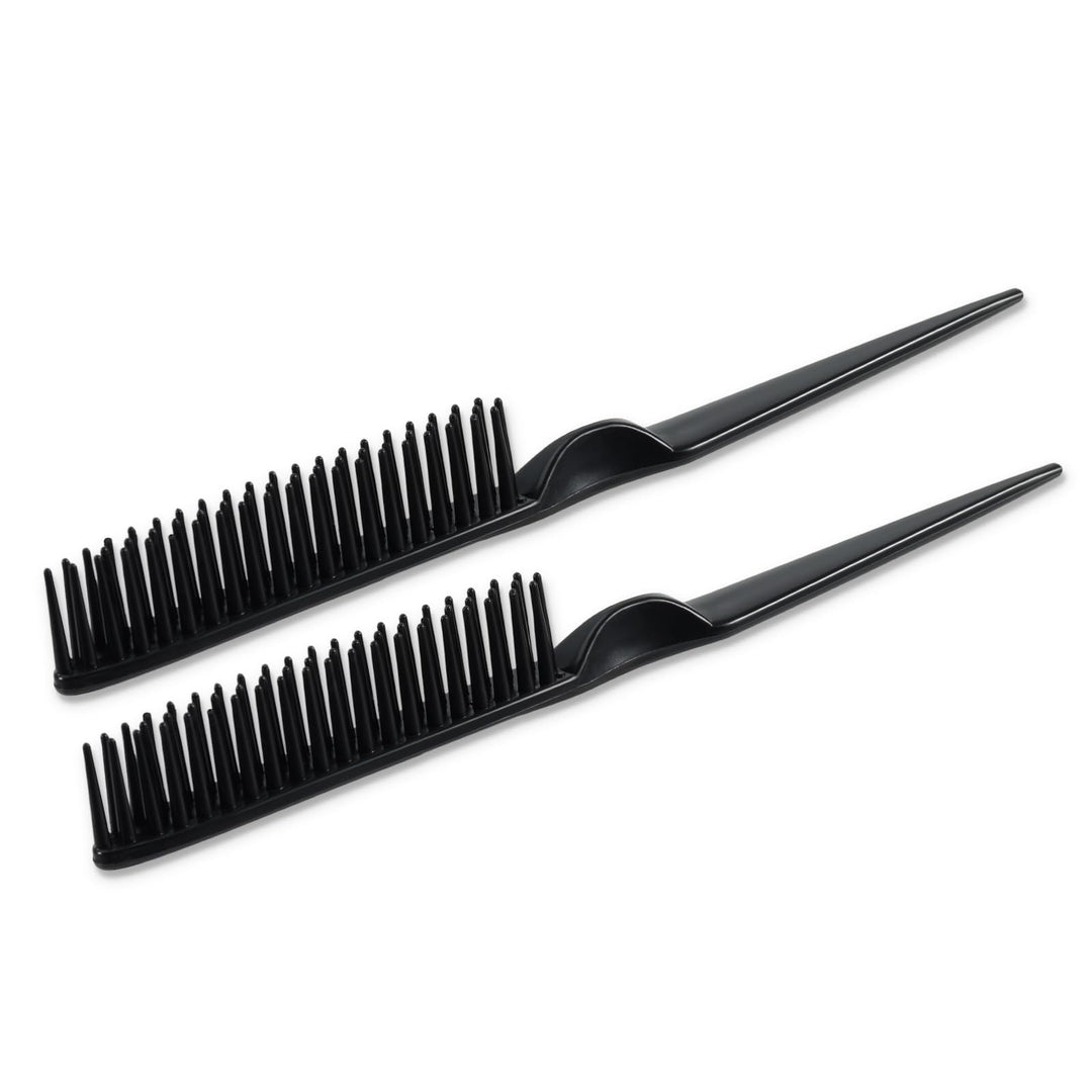 3-reihiger Kamm für natürliches Haar, dreireihiger Entwirrungskamm, Haarstylingkamm, Nylonborsten, T