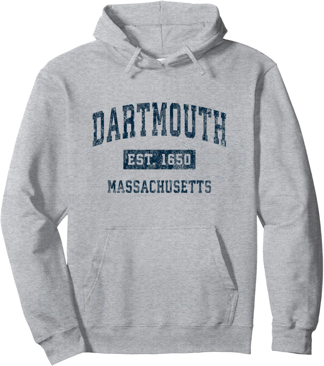 Dartmouth Massachusetts MA Vintage-Sportdesign, Marineblau Pullover Hoodie