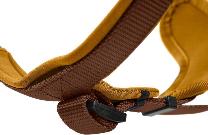 HUNTER NEOPREN Hundegeschirr, Nylon, gepolstert mit Neopren, M/1 53 - 65 cm, braun/caramel braun/car