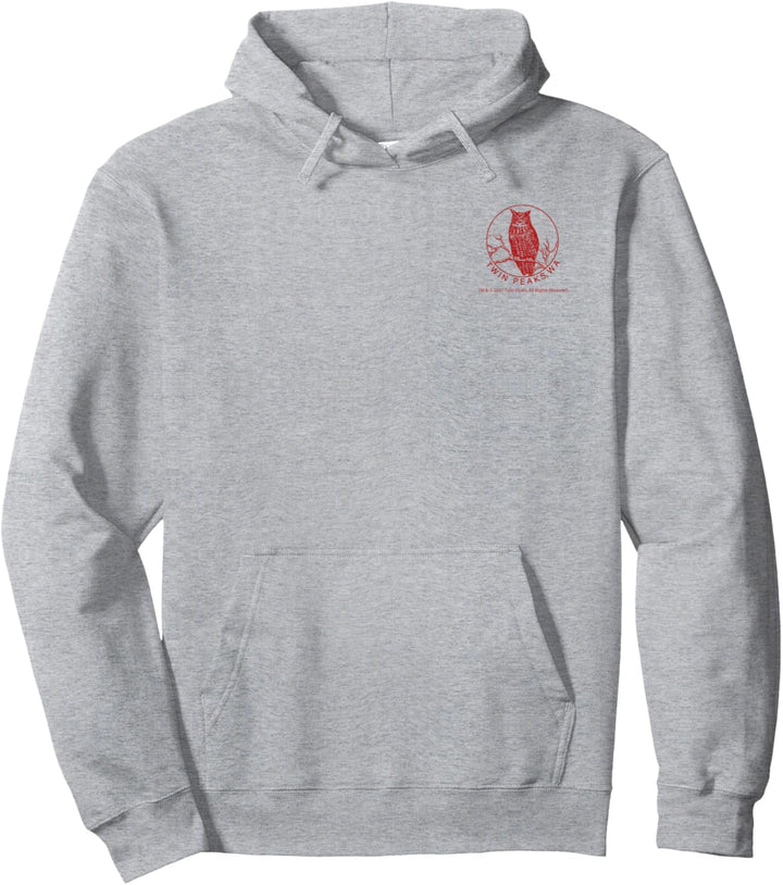 Twin Peaks Red Owl Pocket Pullover Hoodie