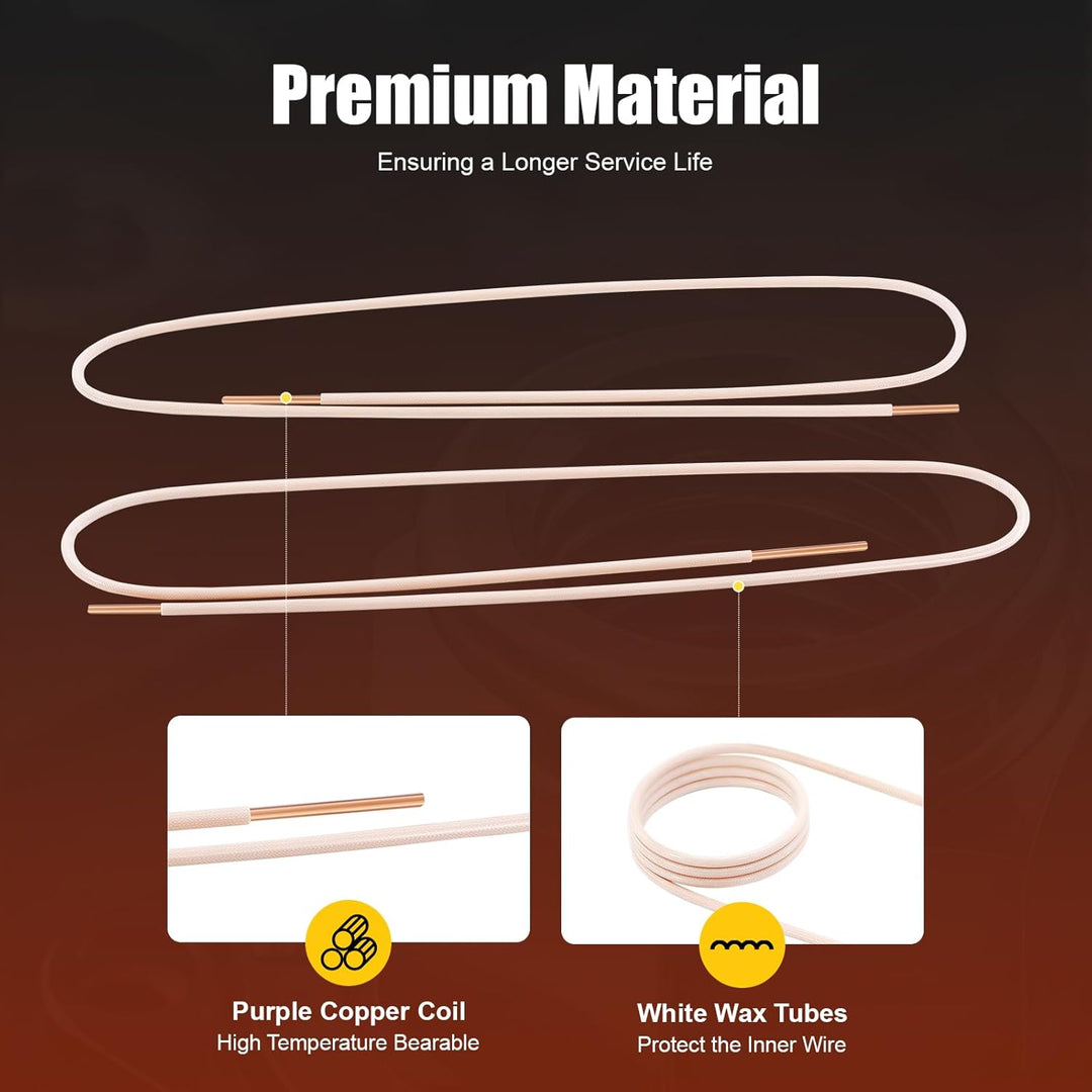 8 STK Induktions Spulen Kit, Induktions-Spule für Induktionsheizgerät Spule Heizgerät Schraubenlöser