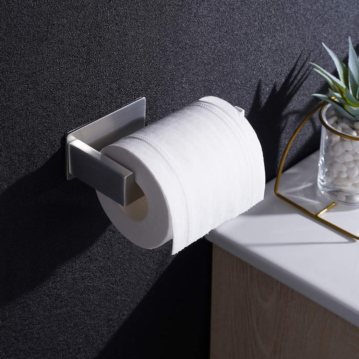 Toilettenpapierhalter ohne Bohren, Selbstklebend Toilettenpapierrollenhalter Edelstahl Klopapierhalt