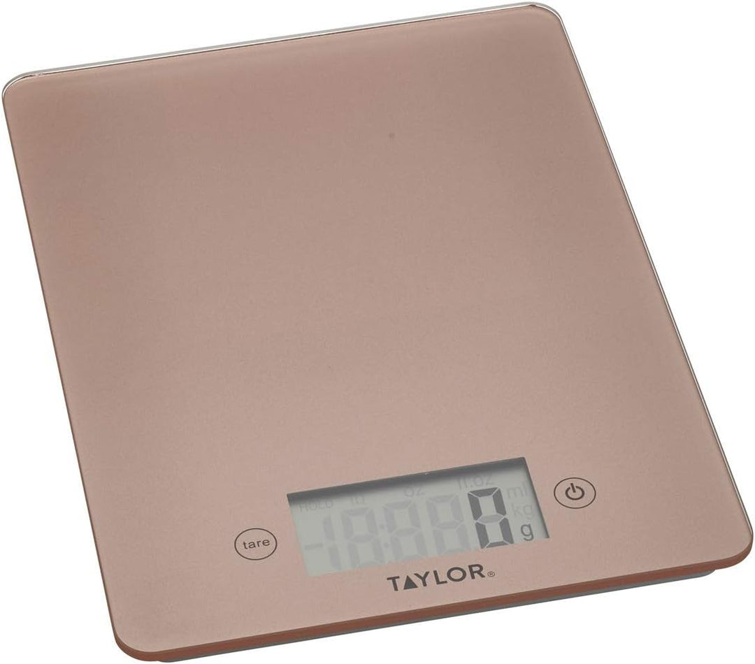 Taylor Pro, Digitale Küchenwaagen für Lebensmittel mit Ultraschlankem Design, Professioneller Standa