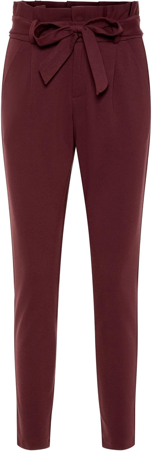 VERO MODA Female Paperbag Hose VMEVA Hohe Taille Hose XS / 34L Schwarz, XS / 34L Schwarz