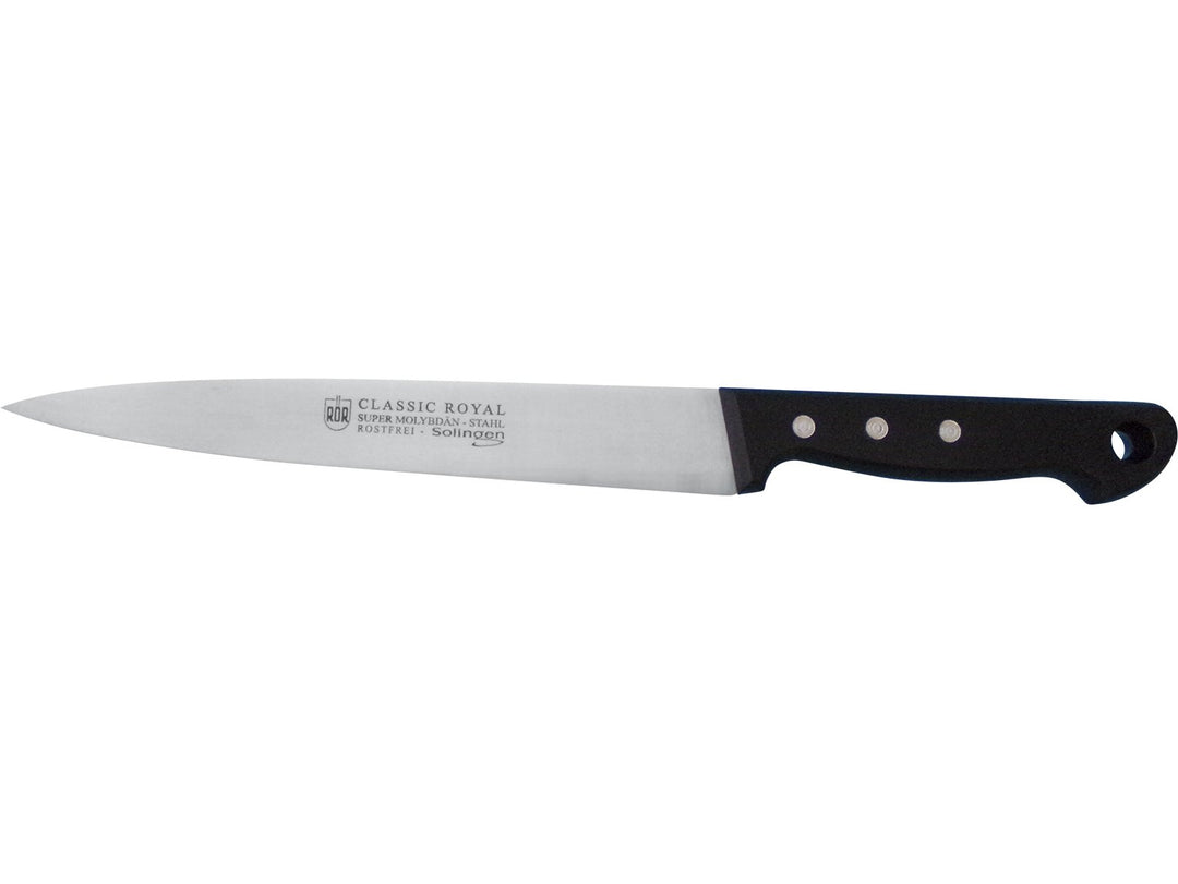 RÖR Classic Royal Küchenmesser/Kochmesser - Fleischmesser mit genietetem Kunststoffgriff - rostfrei