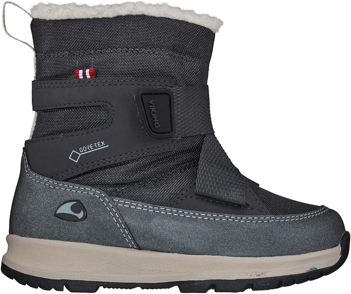 Viking Unisex Kinder Verglas R GTX Schneestiefel 29 EU Charcoal Black, 29 EU Charcoal Black
