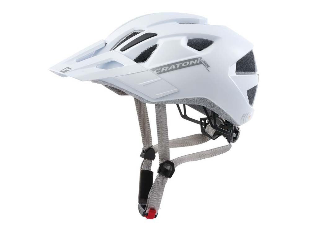 Cratoni Allride Fahrradhelm Allroundhelm Cityhelm Einheitsgrösse Weiss Matt, Einheitsgrösse Weiss Ma