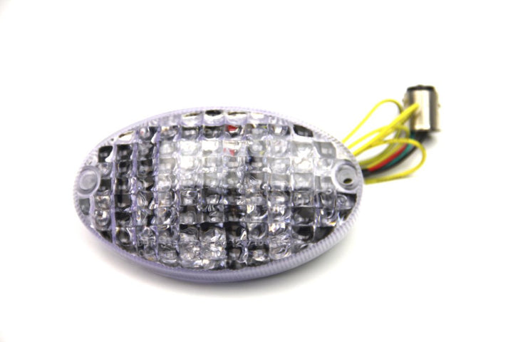 avdb-moto LED-Bremslicht mit integrierten Blinker kompatibel mit Buell XB9, XB12 (Klar), Klar