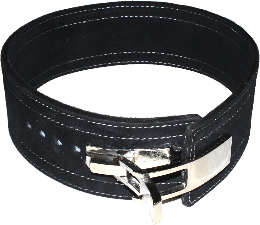 lisaro KDK Gürtel/Profi Wettkampfgürtel aus Leder mit Pressschnalle, 10 MM KDK Powerlifting Gürtel [