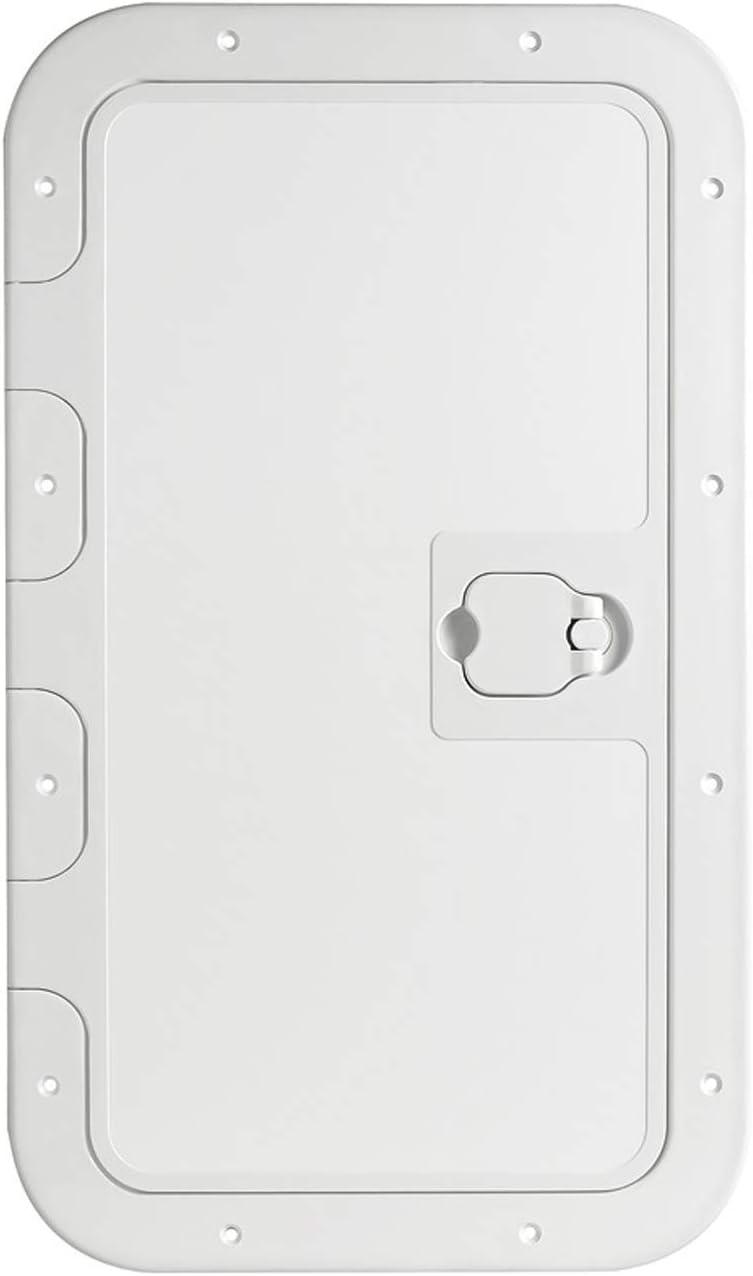 Osculati Kunststoff Inspektionsluke mit begehbarer Oberfläche - 350 x 600 mm Weiss, Weiss