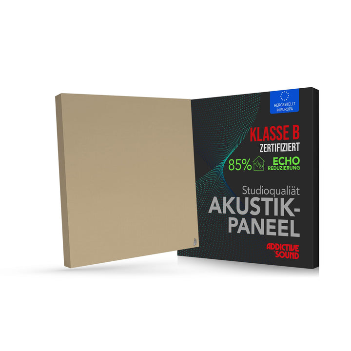 Addictive Sound Schalldämmung Wand 50x50x6 cm Premium - Akustikpaneele Wand - Schallabsorber Bild -
