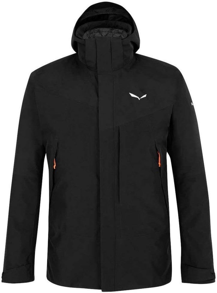 Salewa Herren Stelvio Gtx2l Convertible Mjkt Softshelljacken, Black Out