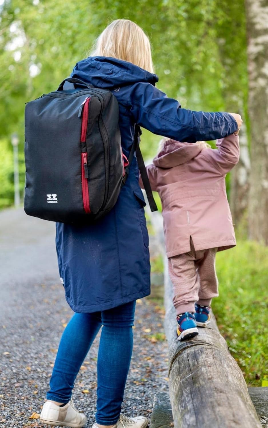 MiniMeis Backpack - der Rucksack passend zur G4 Kinder Schultertrage 28 Liter Weinrot, 28 Liter Wein