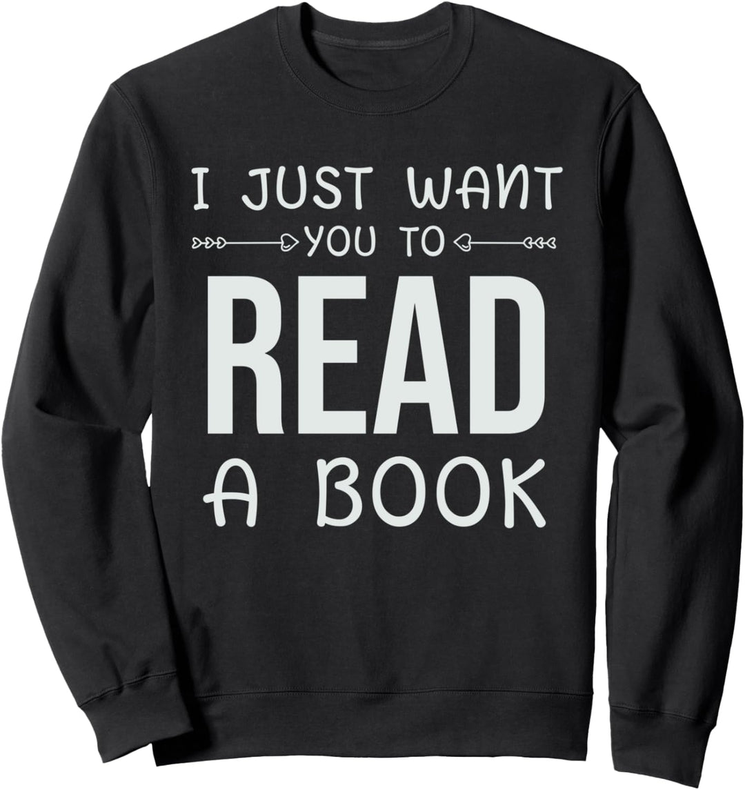 Sarkasmus Bibliothekar Bücherwurm Lustiges Bücher Lesen Sweatshirt