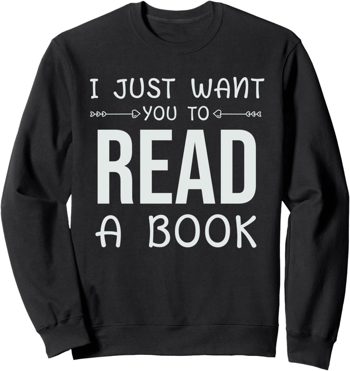 Sarkasmus Bibliothekar Bücherwurm Lustiges Bücher Lesen Sweatshirt