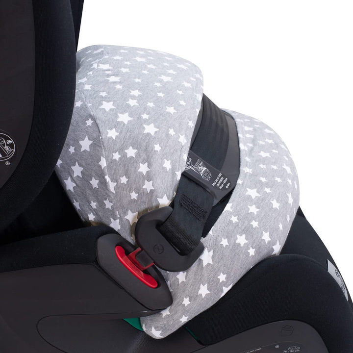 JYOKO KIDS Bezug Kompatibel mit Cybex Pallas G I-SIZE (Zubehör Pallas G, WHITE STAR) Zubehör Pallas