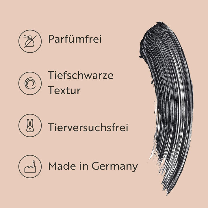 M. Asam MAGIC FINISH Extreme Lengthening Mascara Deep Black (7ml) – Wimperntusche mit Wimpernbürste