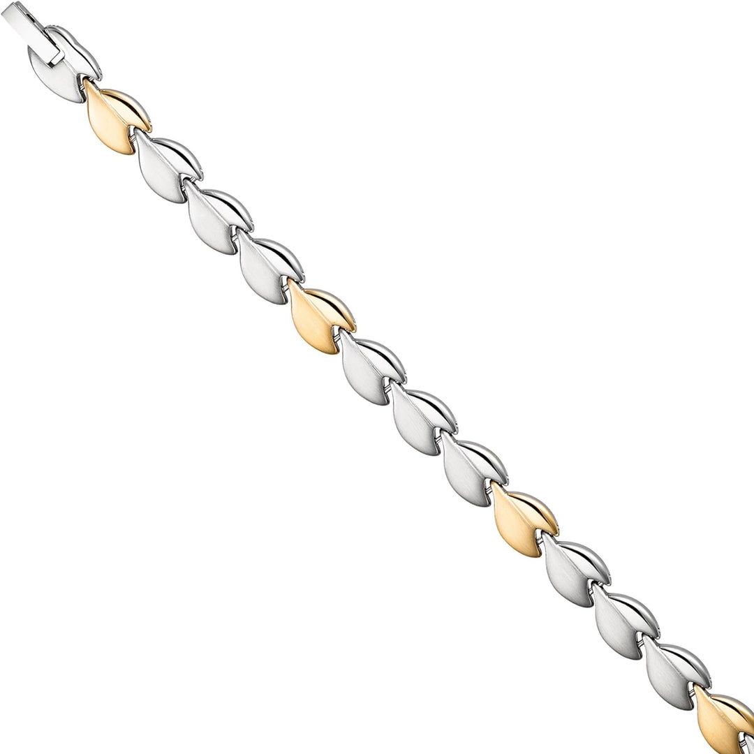 Jobo Damen-Armband aus Edelstahl Bicolor 20 cm