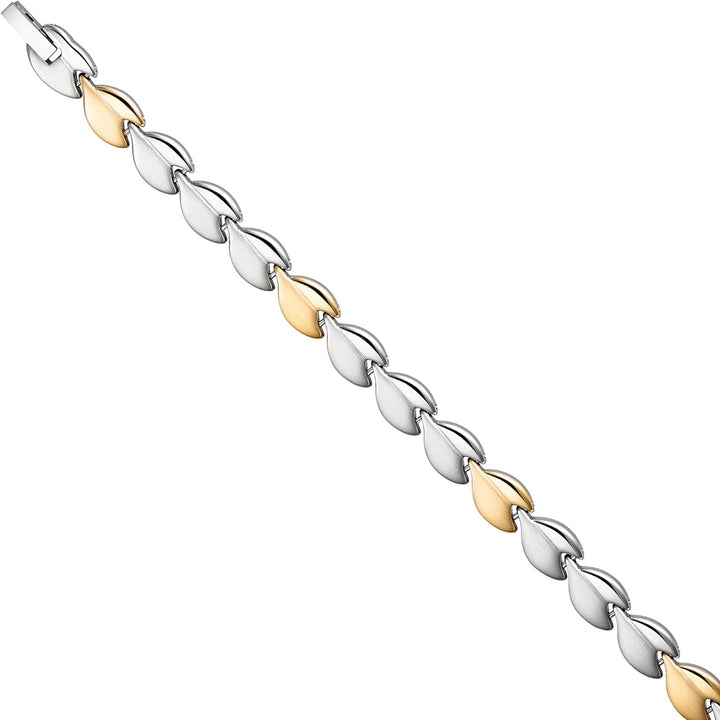 Jobo Damen-Armband aus Edelstahl Bicolor 20 cm