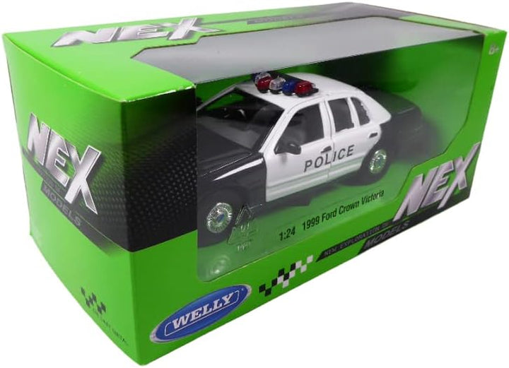 OPO 10 - Auto 1/24 Ford Crown Victoria Polizei - Welly 22082PT