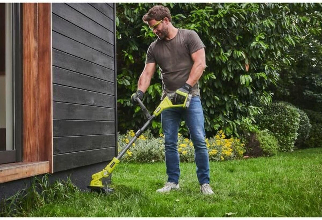 Ryobi Kantenschneider – 18 V OnePlus – 1 Akku Lithium Plus 2,5 Ah – 1 Schnellladegerät – 1 Kopf mit
