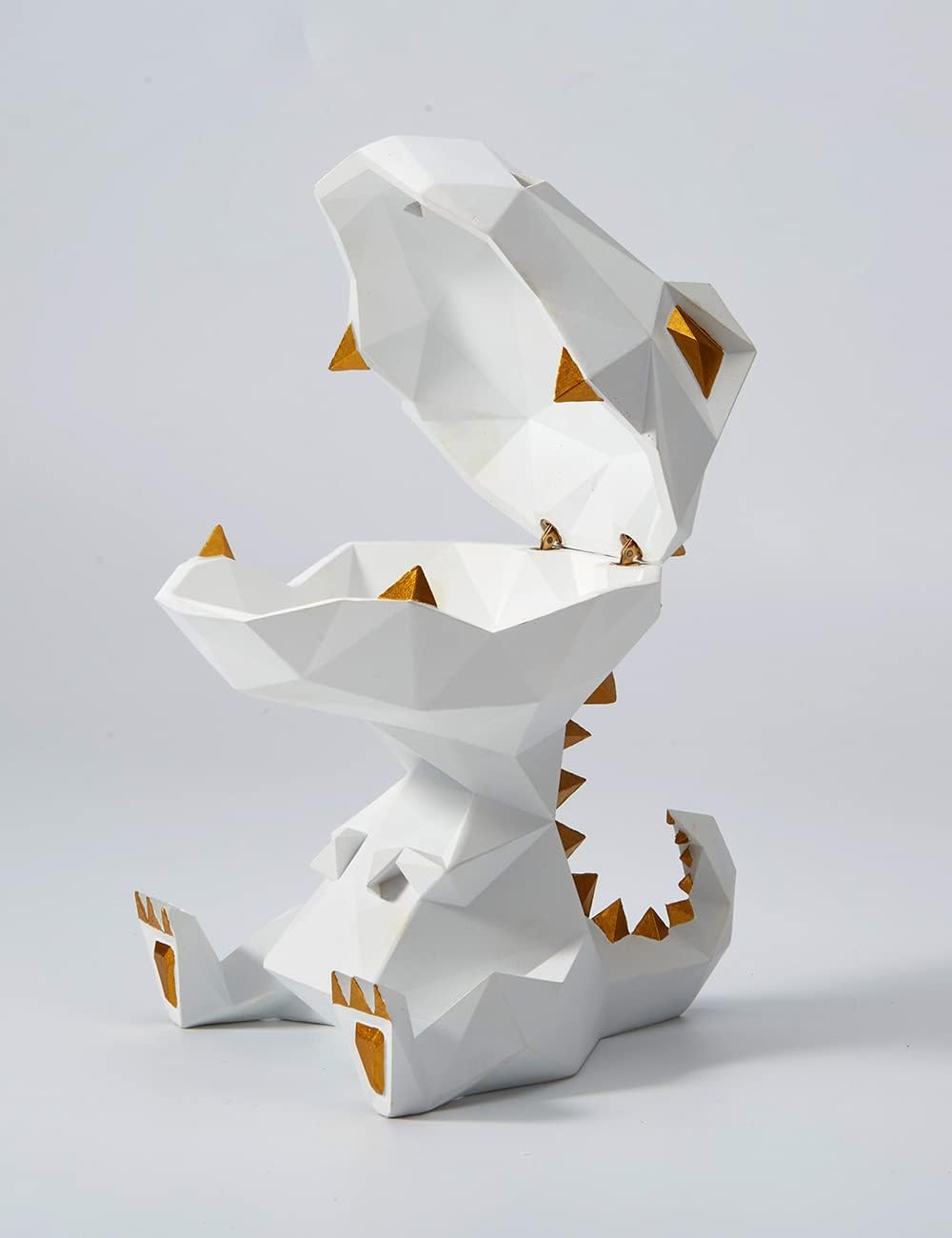 Amoy-Art Keksdose Vorratsdosen Dinosaurier Skulptur Arts Modern Figur Dekor Tier Statue Geschenk Pol