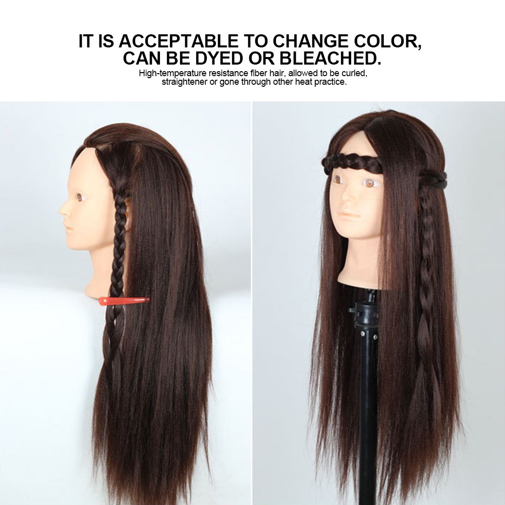Träningshuvud Frisör, Frisierkopf Übungskopf Trainingskopf, Make-up-Übungskopf Haarstyling Puppe Kos