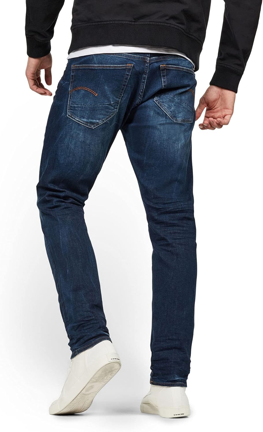 G-STAR Herren 3301 Regular Tapered Jeans 26W / 30L Blau (Dk Aged 51003-6553-89), 26W / 30L Blau (Dk