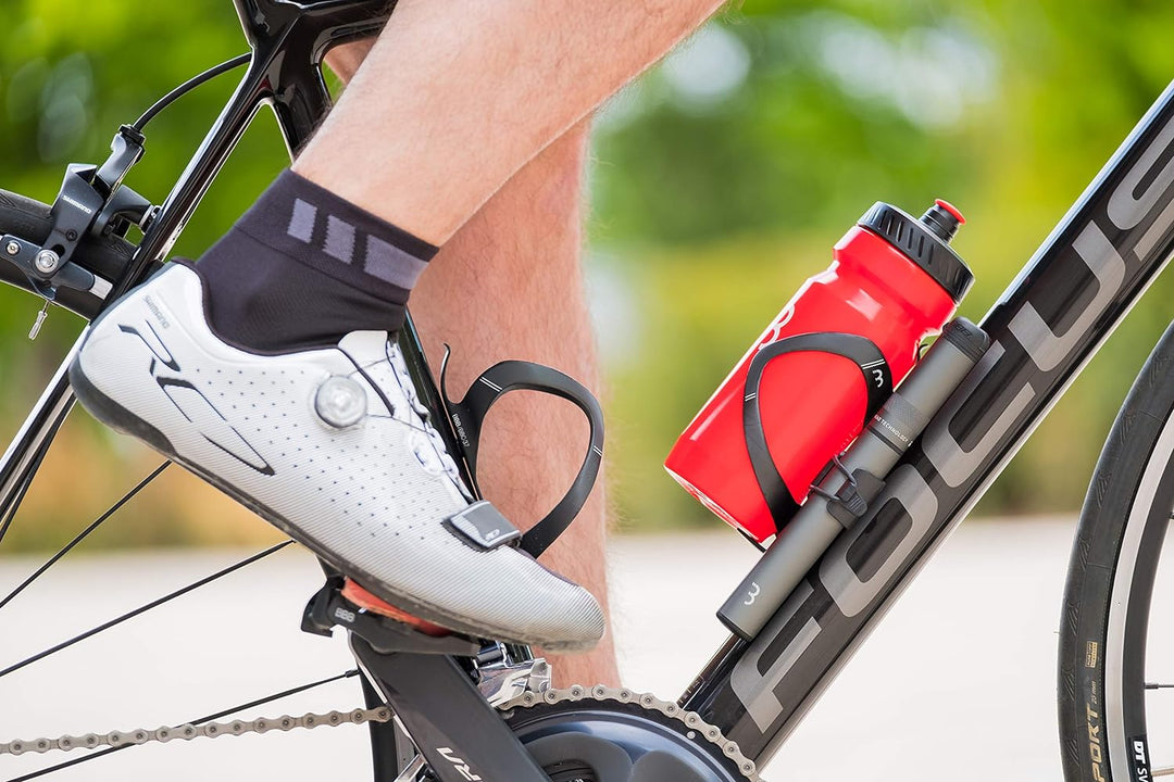 BBB Cycling Fahrradpumpe Samurai Mini-pumpe Für Fahrradreifen BMP-50, Grau, M