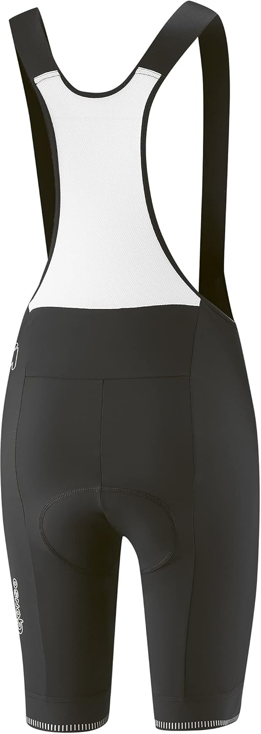 Gonso Damen Fahrradhose Sitivo W Bib 42 Black/Fire, 42 Black/Fire