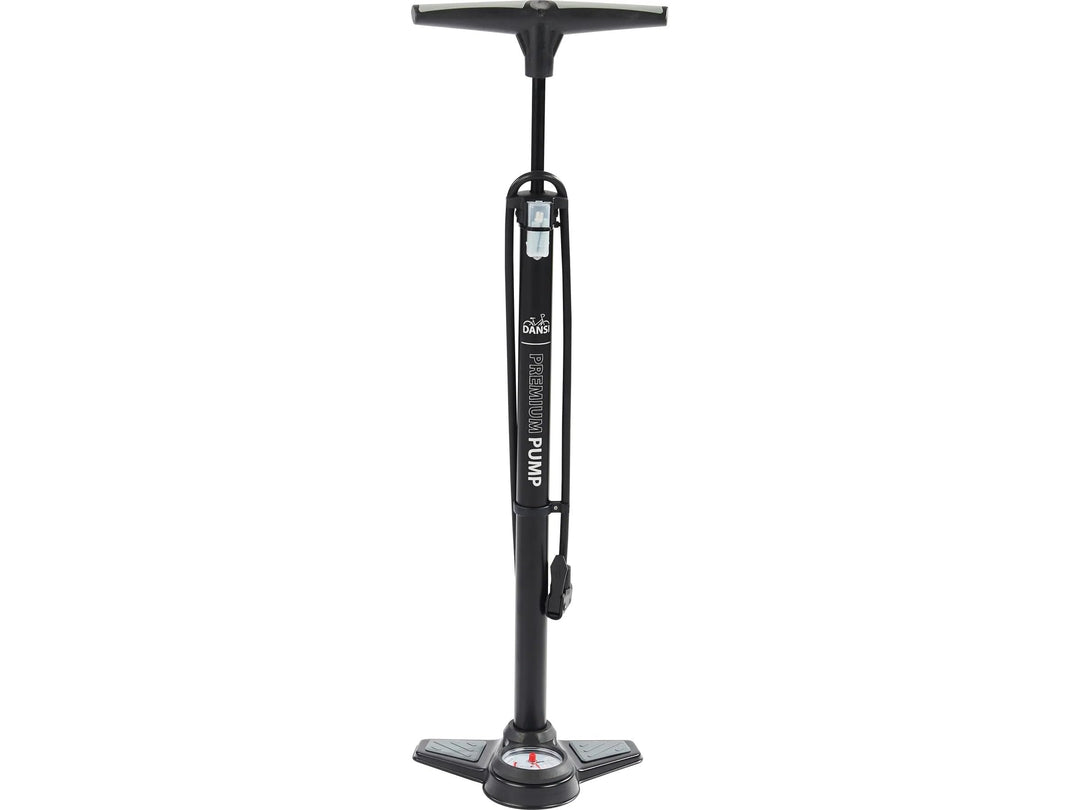 DANSI Standluftpumpe, Verschiedene Modelle, mit Adaptern, passend für alle gängigen Ventile, mit Man