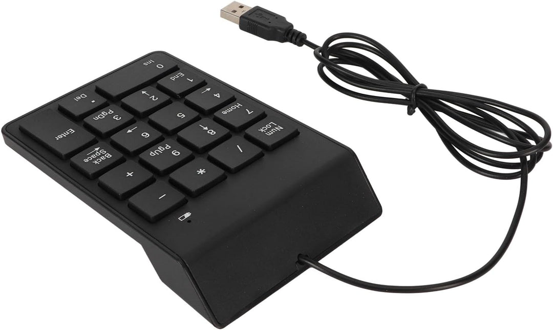 Denash Kabelgebundener Nummernblock, USB-Anschluss, Schnelle Reaktion, Leises Tippen, Zahlentastatur