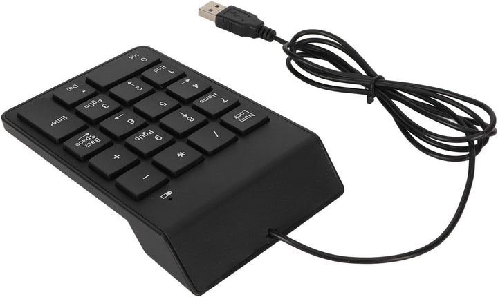 Denash Kabelgebundener Nummernblock, USB-Anschluss, Schnelle Reaktion, Leises Tippen, Zahlentastatur