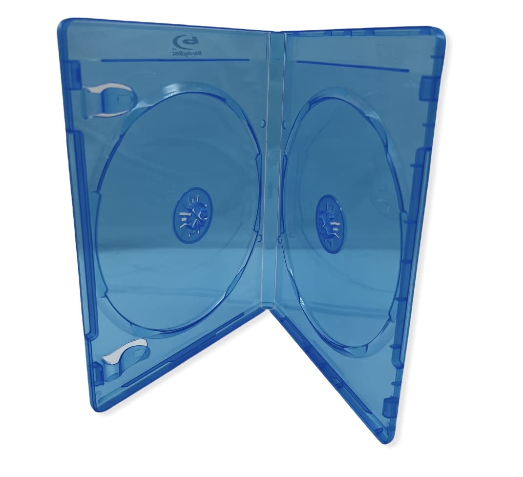 10 x Doppel-(2) Disc Blu-ray 11 mm Aufbewahrungshülle mit Logo – Marke: Drachen Trading®