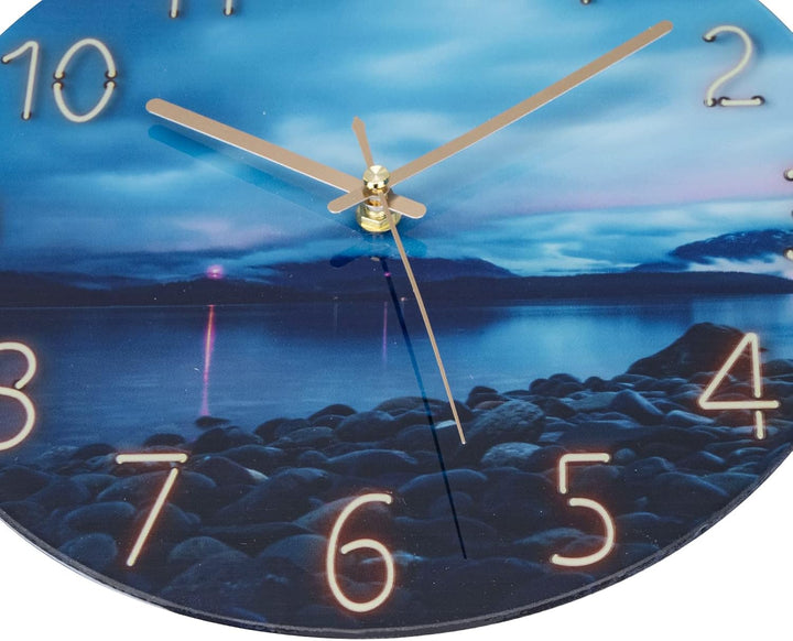 Wanduhr Ohne TickgeräUsche Lautlos Modern 30cm Quarz Gross Batterie Betriebene Wanduhr Einfach zu Le