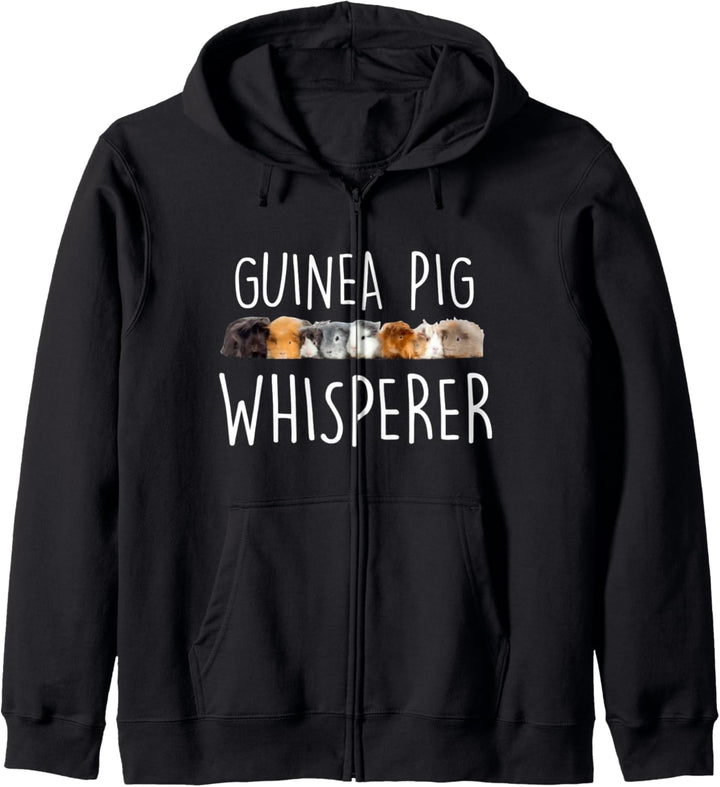Meerschweinchenflüsterer Lustiges Meerschweinchen Diversity Kapuzenjacke