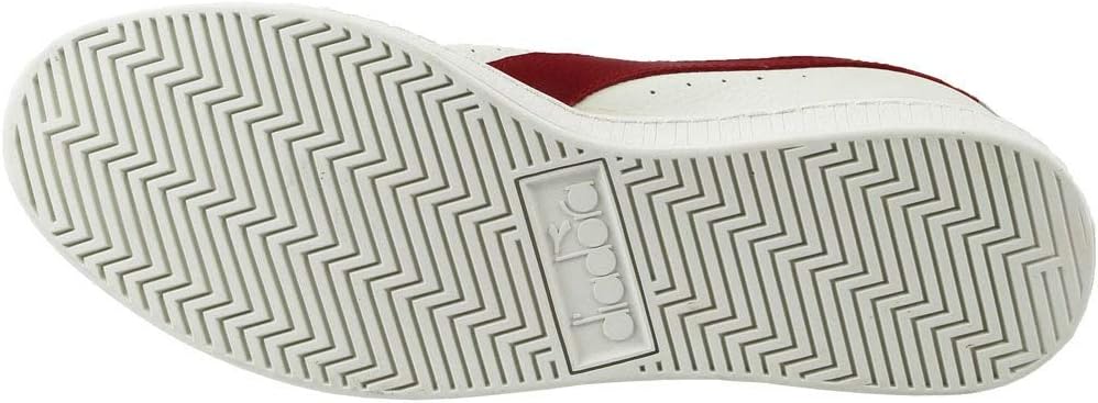 Diadora Unisex Game L Low Waxed Gymnastikschuhe 37 EU Weiss Rot Pfeffer, 37 EU Weiss Rot Pfeffer