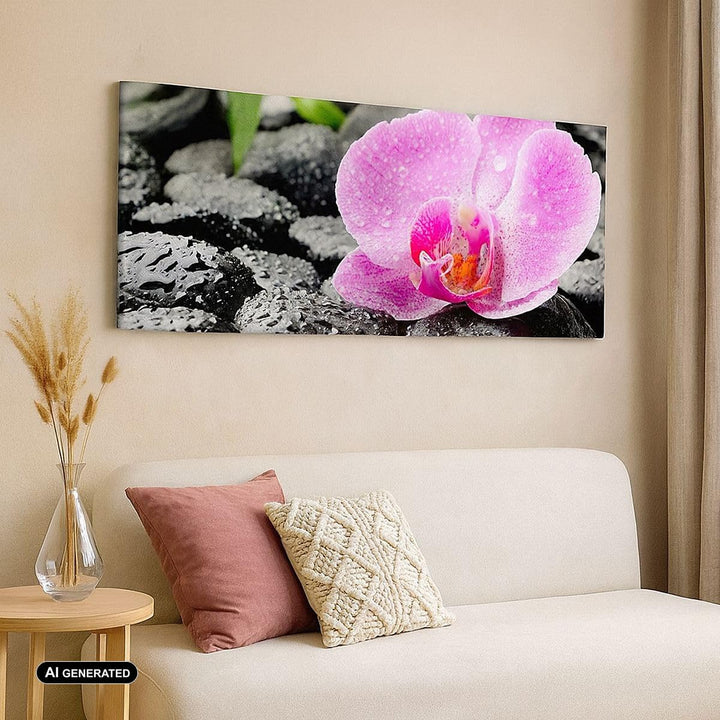 Panorama Bilder auf Leinwand Asien bambus schönheit kultur Leinwandbild 90x30cm Wandbilder Dekoratio