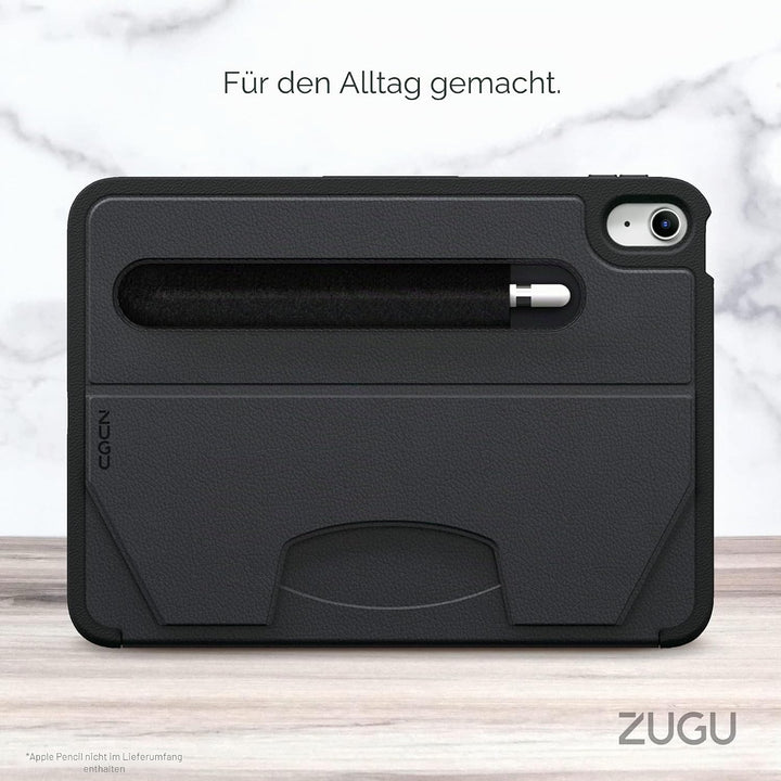ZUGU iPad 10.9 Hülle 2022 10. Generation, schlanke Schutzhülle 8 Winkel-Ständer magnetisch, Stifthal