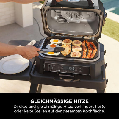 Ninja Woodfire XL flache Grillplatte, kompatibel mit Ninja Woodfire XL BBQ Grill OG850/OG901, offizi