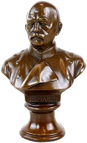 Kunst & Ambiente - Otto von Bismarck Büste - signiert - Militaria - Bronzebüste - Bismarck Statue