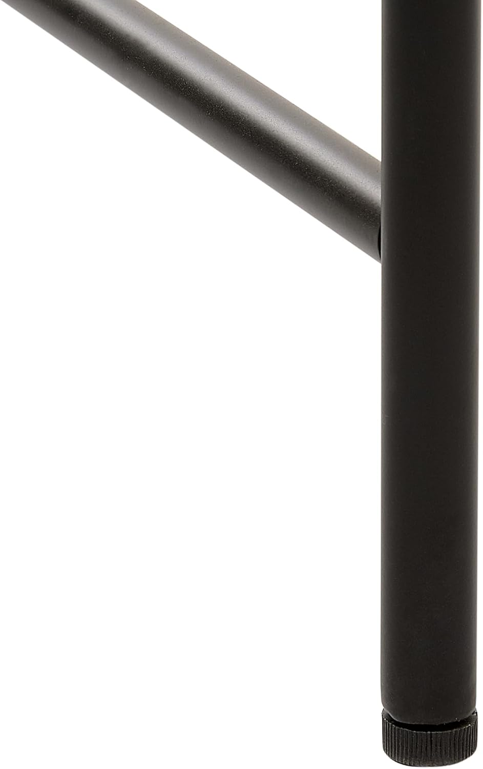 Schreibtisch dunkler Holzfarbton Stahlgestell mit Schublade 120x60 cm Casco