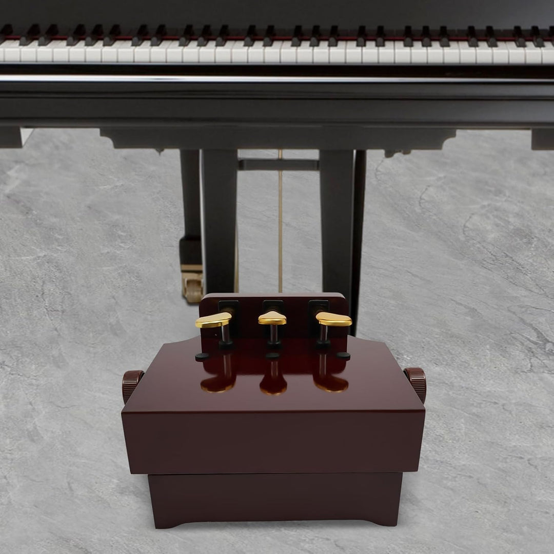 Klavier Pedal Extender Bank, für Kinder Höhenverstellbar mit 3 Pedale Kinder Klavier Lehren Hilfe Zu