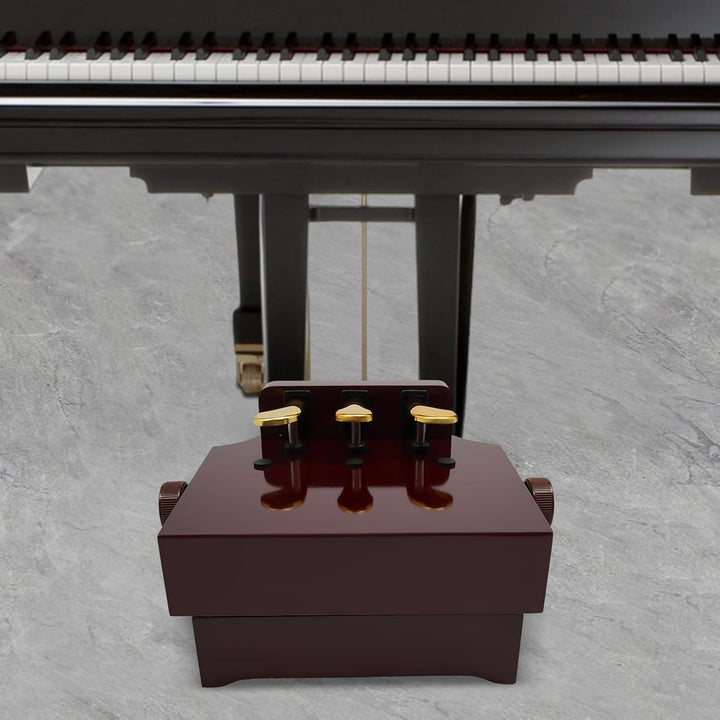 Klavier Pedal Extender Bank, für Kinder Höhenverstellbar mit 3 Pedale Kinder Klavier Lehren Hilfe Zu