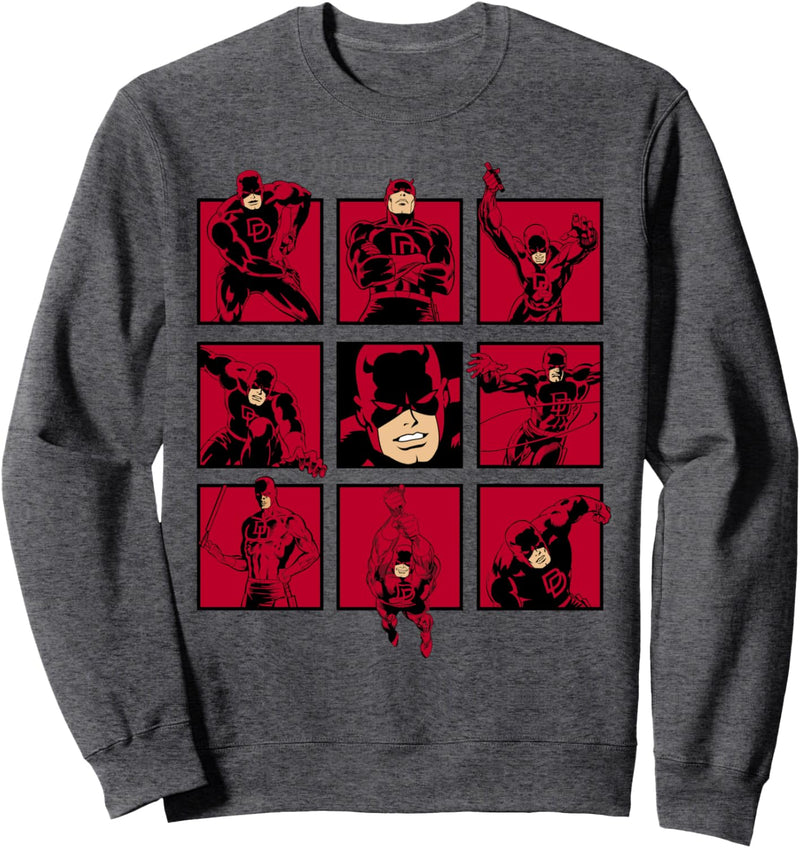 Marvel Daredevil Comic Portrait Panels Sweatshirt