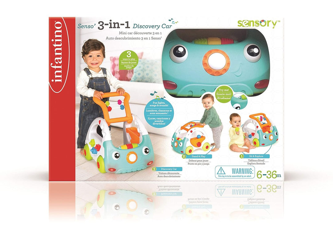 INFANTINO Grow with me Sensory 3-in-1 Walker